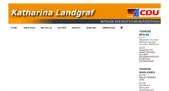Desktop Screenshot of katharina-landgraf.de