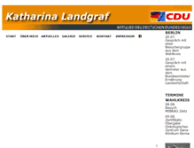 Tablet Screenshot of katharina-landgraf.de